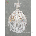 Flower Shape Crystal Ceiling Lamp Chandelier Lighting Fixture Pendant Light